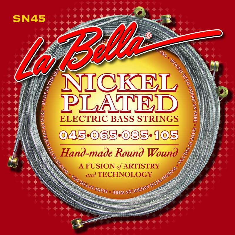 LaBella SN45 Nickel Rounds Struny do gitary basowej 4-strunowej