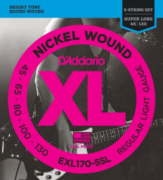 D'addario EXL170-5 SL - struny do gitary basowej Long Scale