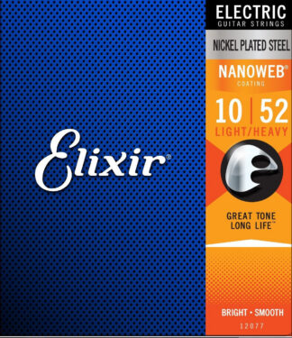 Elixir 12077 NanoWeb Light 10-52 struny elektryczne