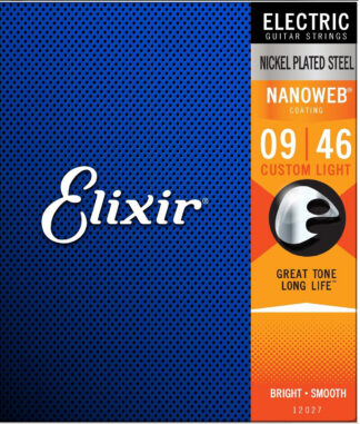 Elixir 12027 NanoWeb Custom Light 9-46 struny elektryczne