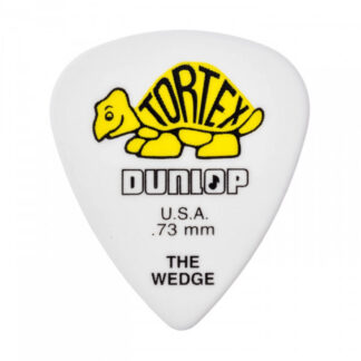 Dunlop 424R Tortex Wedge kostka gitarowa 0.73mm zółta