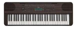 Yamaha PSR E360 DW - Keyboard z klawiaturą dynamiczną (ciemny orzech)