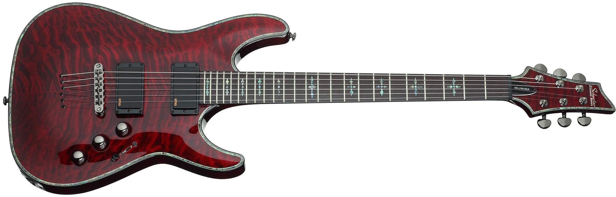 Schecter Hellraiser C-1 BCH - Gitara elektryczna Schecter Hellraiser C1 Black Cherry