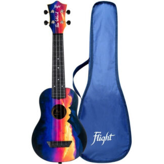 Flight TUS-EE SUNSET Elise Ecklund Signature - ukulele sopranowe z pokrowcem