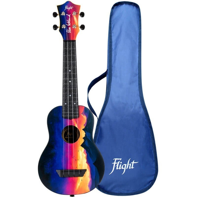 Flight TUS-EE SUNSET Elise Ecklund Signature - ukulele sopranowe z pokrowcem