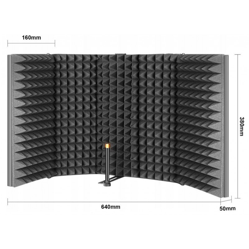 MOZOS PRO - Kabina akustyczna ekran do mikrofonu - Acoustic screen