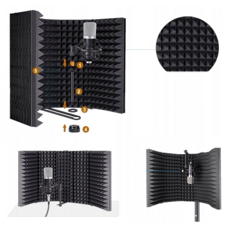 MOZOS PRO - Kabina akustyczna ekran do mikrofonu - Acoustic screen