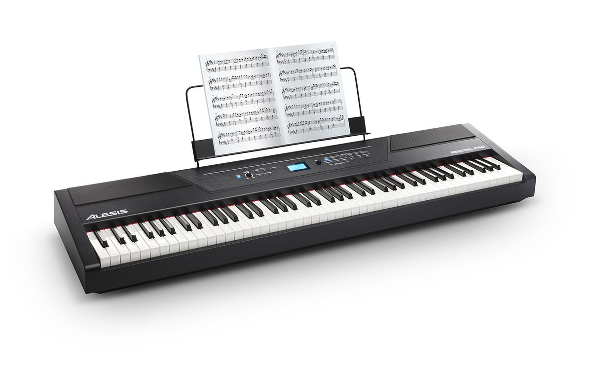 Alesis RECITAL PRO Pianino cyfrowe - zestaw z ławką i statywem