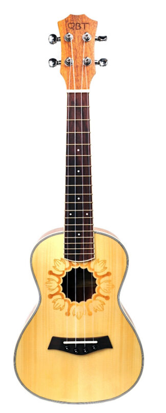 QBT U23Q-SPRUCE - Ukulele koncertowe ze świerku i mahoniu w komplecie z pokrowcem