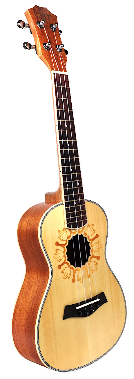 QBT U23Q-SPRUCE - Ukulele koncertowe ze świerku i mahoniu w komplecie z pokrowcem