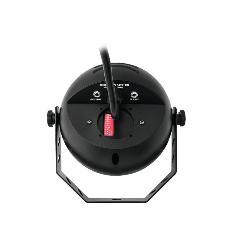 EUROLITE PST 9W RGB TCL DMX reflektor LED czarny