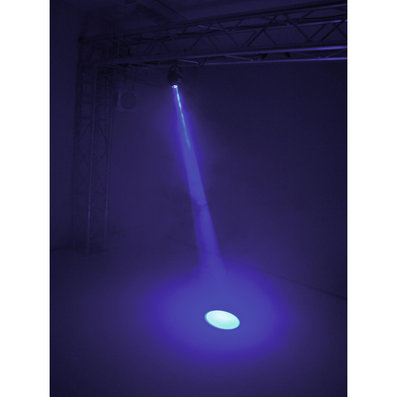 EUROLITE PST 9W RGB TCL DMX reflektor LED czarny