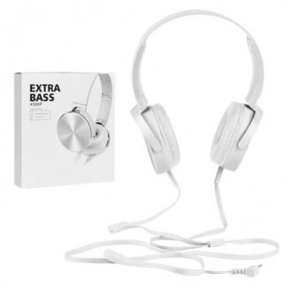 EB EXTRA BASS - SILVER słuchawki stereo nauszne zamknięte