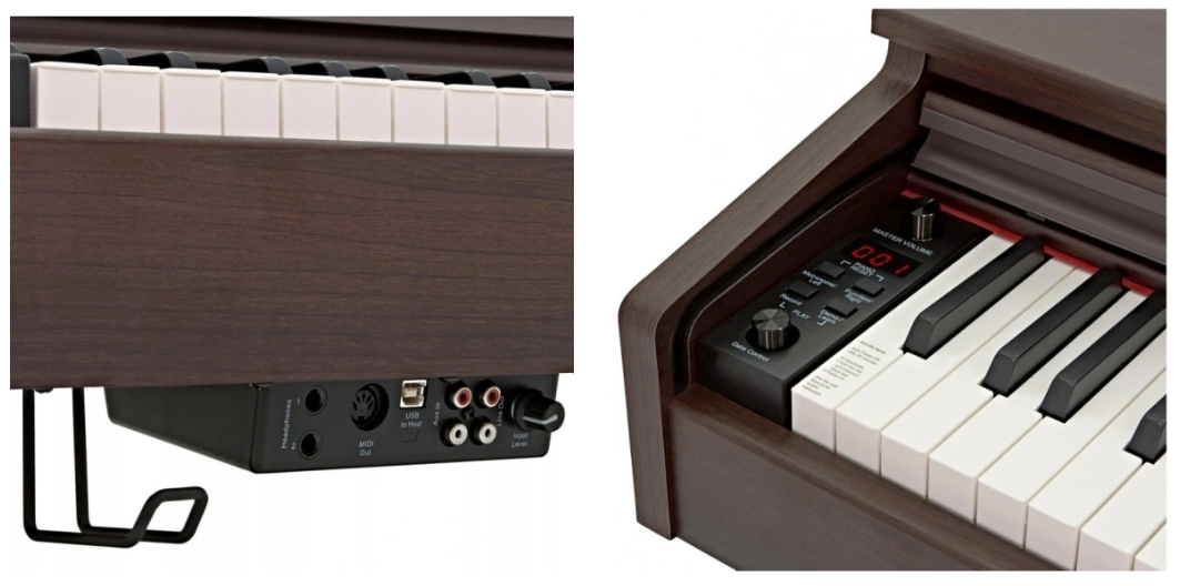 DYNATONE SLP-175 RW Pianino cyfrowe + ława + sluchawki