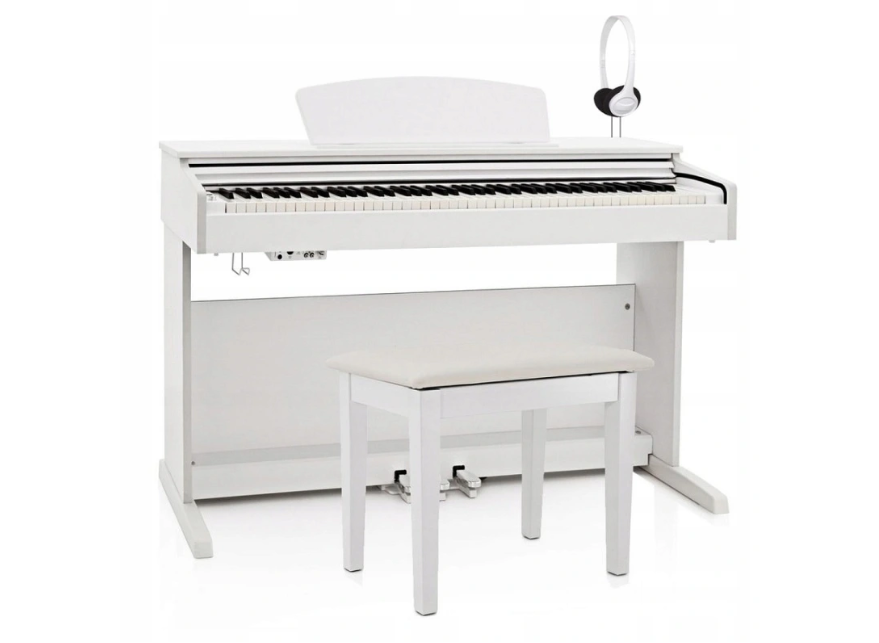 DYNATONE SLP-175 WH - pianino cyfrowe, ława, słuchawki GRATIS!