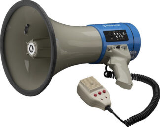 Monacor TM-17M - Megafon z wbudowanym odtwarzaczem MP3.