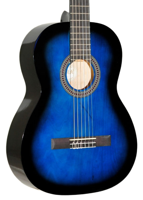 Ambra Viva 4/4 BLS Gitara klasyczna rozm. 4/4 niebieska