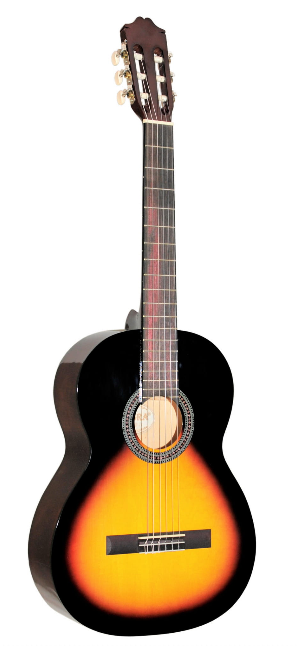 Ambra Viva 4/4 BSB Gitara klasyczna rozm. 4/4 sunburst