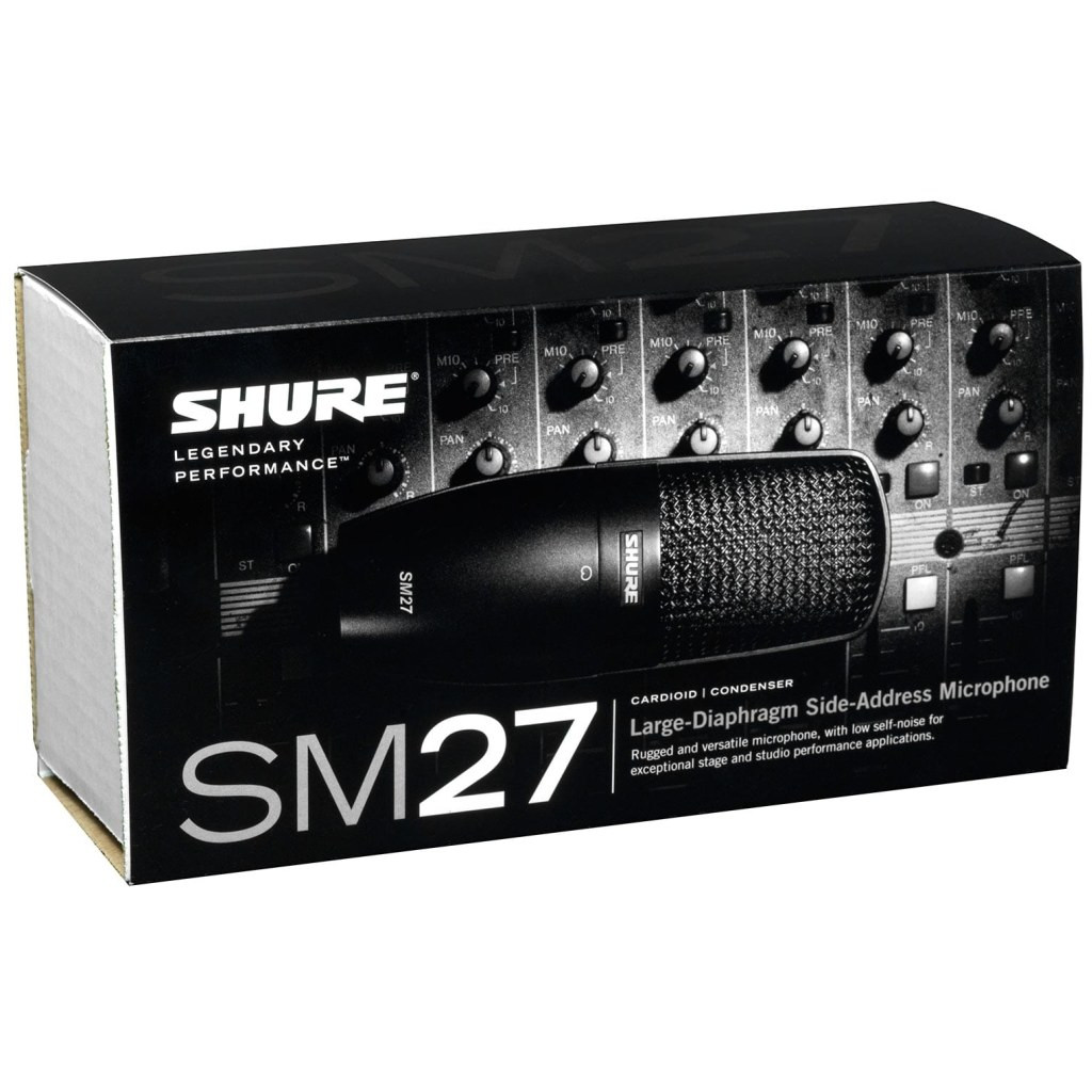 SHURE SM27 LC kardioidalny mikrofon pojemnościowy SM-27LC