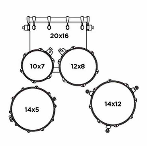 MAPEX Voyager VR 5044 BCK - perkusja