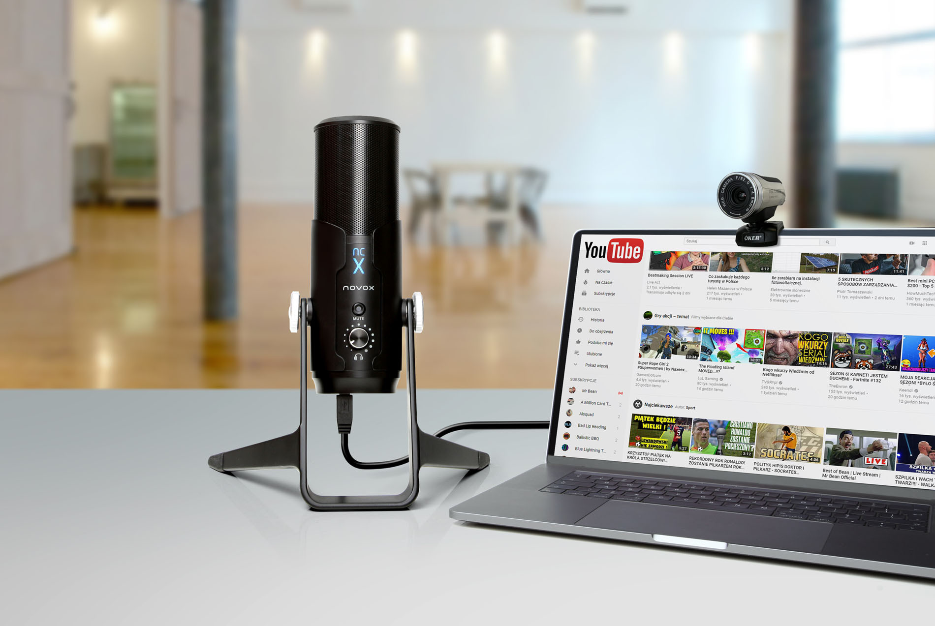 Novox NC X Profesjonalny mikrofon USB