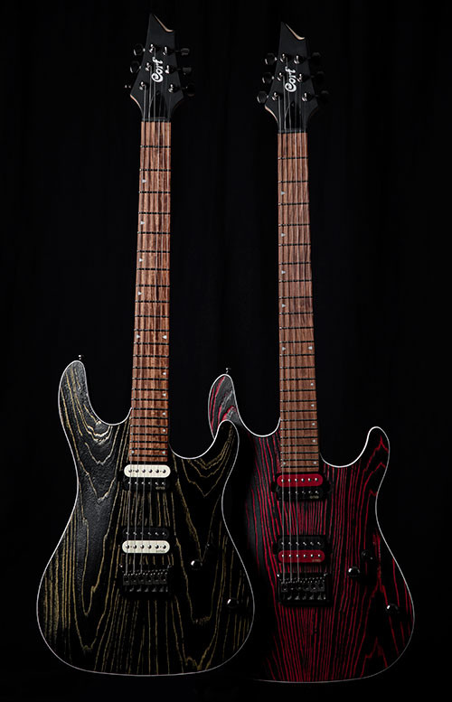 Cort KX 300 Etched EBG - Gitara elektryczna Etched Black Gold
