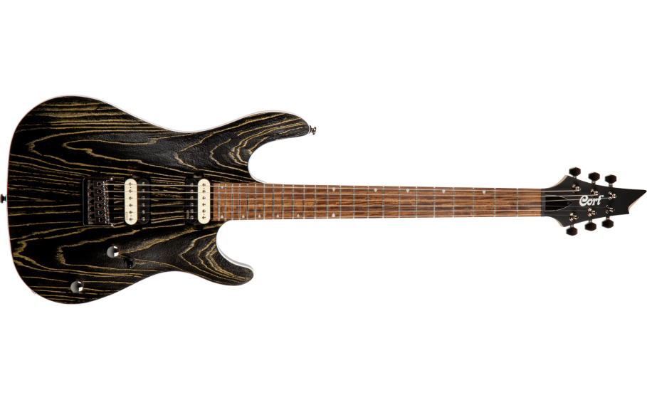 Cort KX 300 Etched EBG - Gitara elektryczna Etched Black Gold