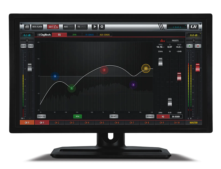 Soundcraft Ui12 - 12-kanałowy kompaktowy mikser cyfrowy USB