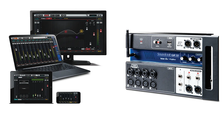 Soundcraft Ui12 - 12-kanałowy kompaktowy mikser cyfrowy USB
