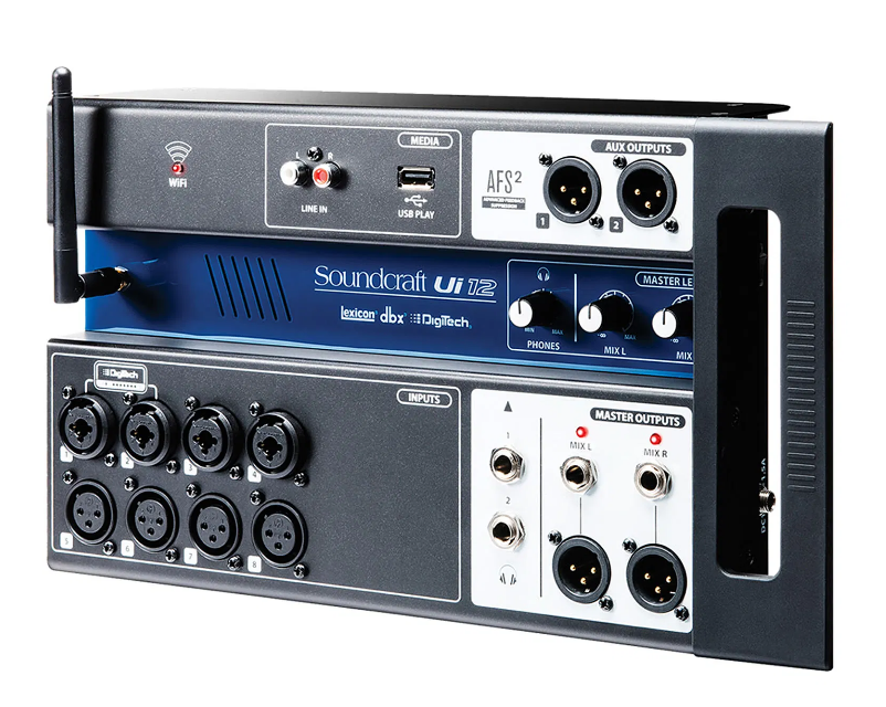 Soundcraft Ui12 - 12-kanałowy kompaktowy mikser cyfrowy USB