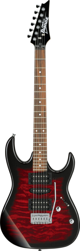 Ibanez GRX70 QA TRB Transparent Red Burst Gitara elektryczna