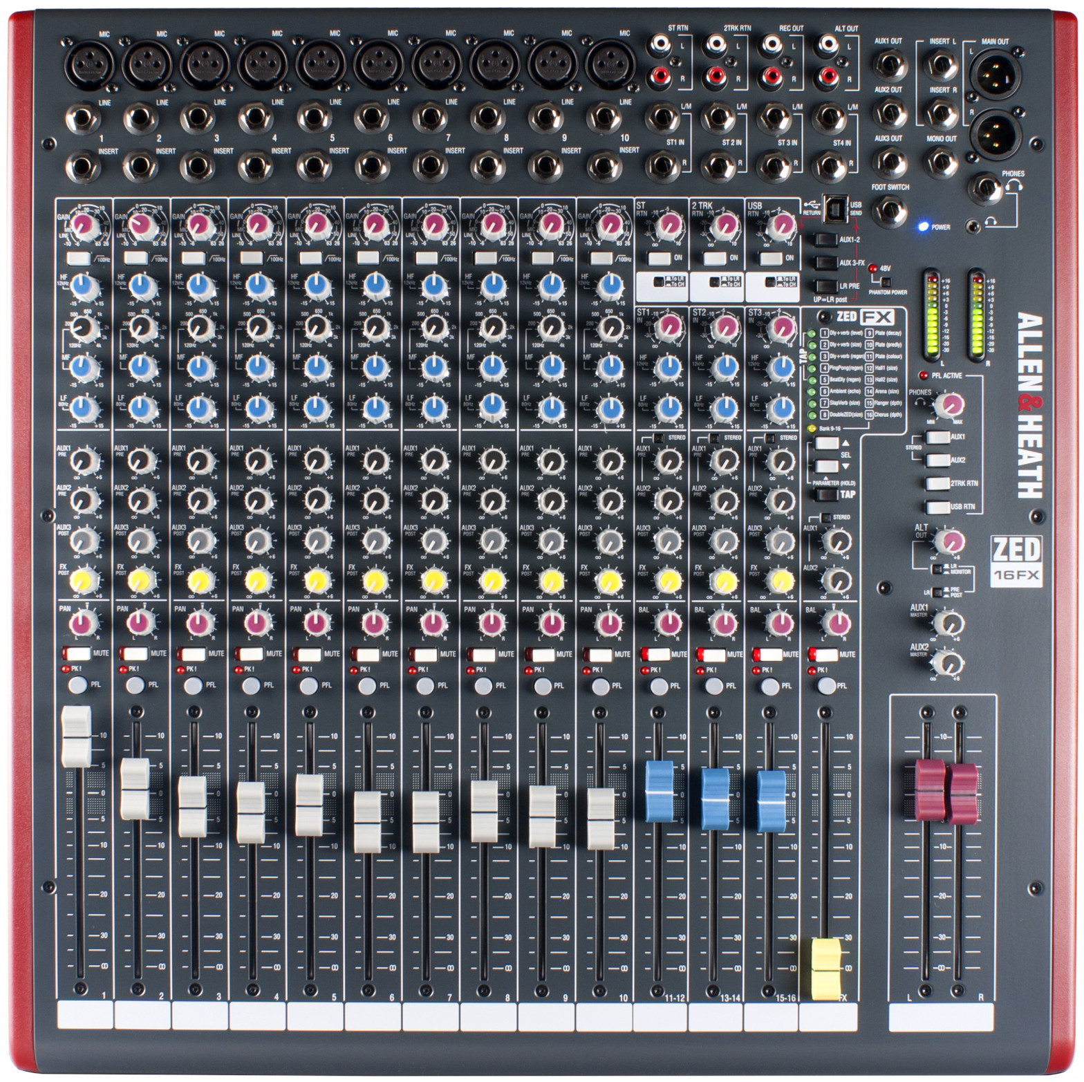 Allen&Heath ZED 16FX mikser dźwięku z procesorem efektów