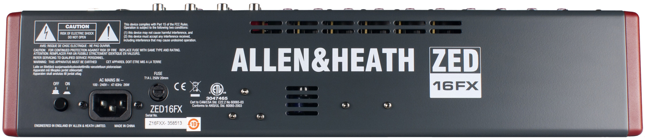 Allen&Heath ZED 16FX mikser dźwięku z procesorem efektów