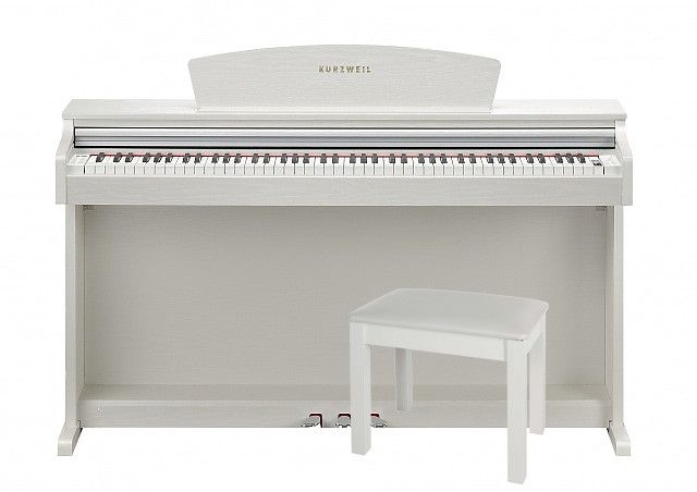 KURZWEIL M115 WH - pianino cyfrowe białe z ławą w zestawie