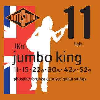 Rotosound Jumbo King Phosphor Bronze Acoustic Light 11-52