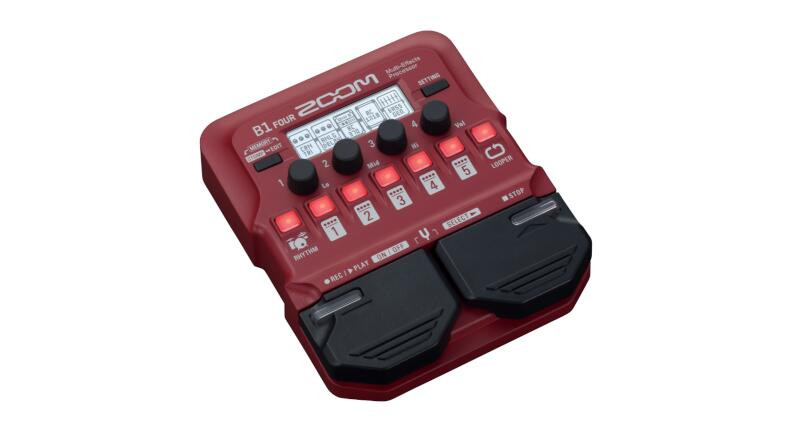 Zoom B1 FOUR - multiefekt do gitary basowej