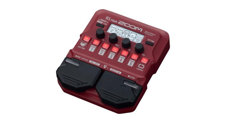 Zoom B1 FOUR - multiefekt do gitary basowej