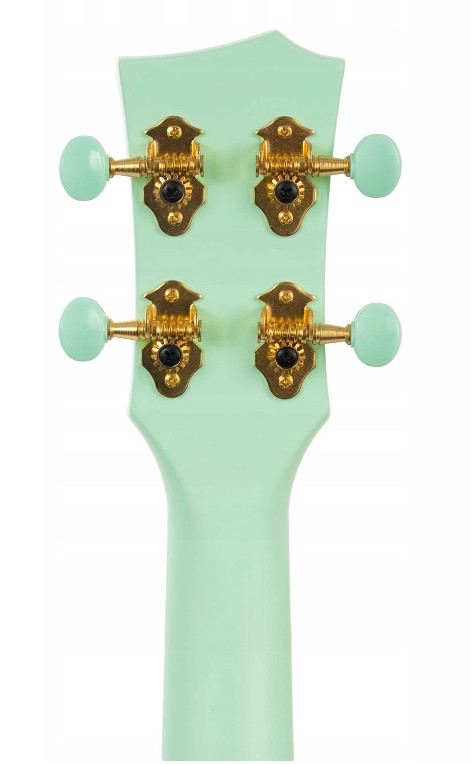 Cascha Carbon Fibre Ukulele Koncertowe MINT Zestaw z pokrowcem, paskiem i kostkami