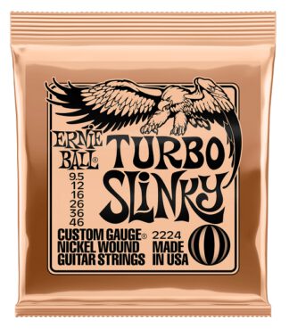 Ernie Ball 2224 Turbo Slinky 9.5-46 - struny do gitary elektrycznej