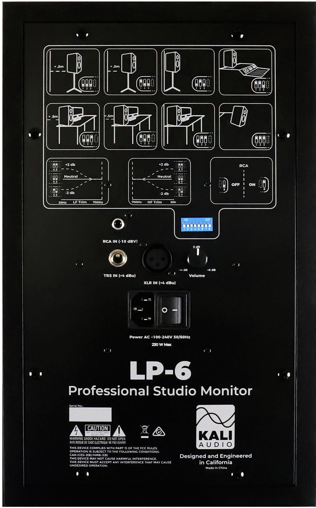 KALI AUDIO LP-6 - Aktywny monitor studyjny LP6