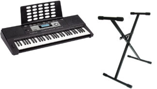 MEDELI M331 - keyboard z klawiaturą dynamiczna 61 klawiszy (wejście na mikrofonon)