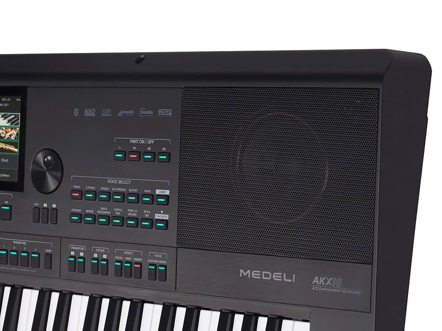 MEDELI AKX10 - keyboard z klawiaturą dynamiczną i portem USB, MP3 Player