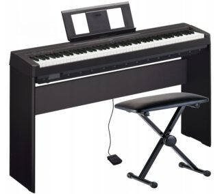 Yamaha P-45B painino + statyw MDF + ławka