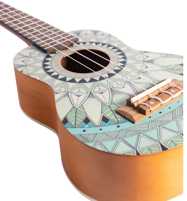BAMBOO BU23S JADE Ukulele koncertowe z pokrowcem w zestawie