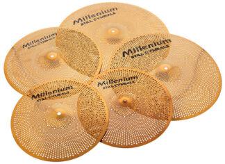 Millenium Still Series Cymbal Set Regular - Zestaw talerzy perkusyjnych do ćwiczenia ( ciche blachy perkusyjne )