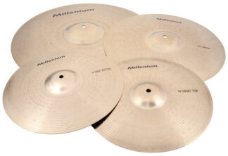 Millenium B20 Cymbal Set Regular - Zestaw talerzy perkusyjnych z brązu B20 ( blachy perkusyjne )