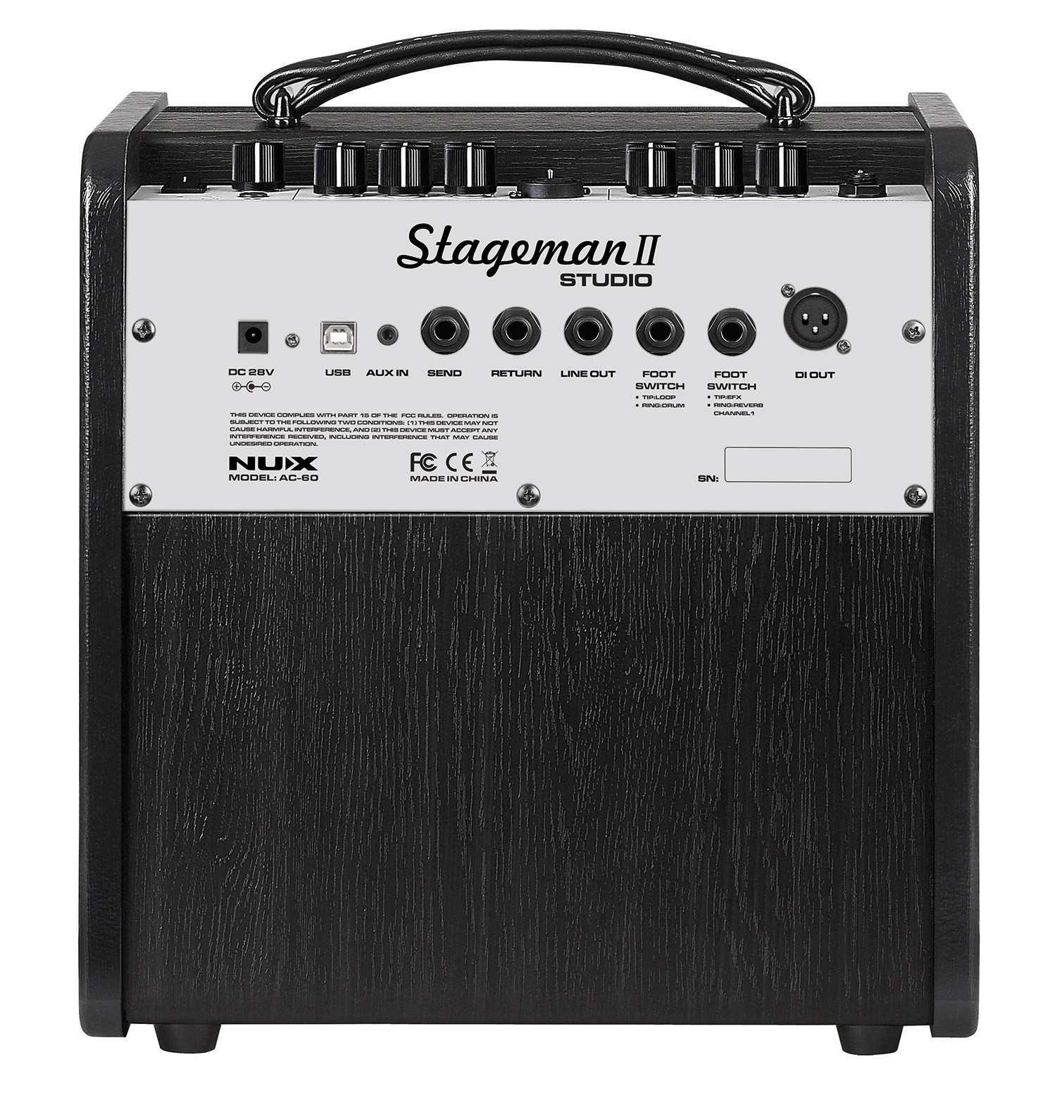 NUX STAGEMAN II Studio - wzmacniacz do gitary akustycznej