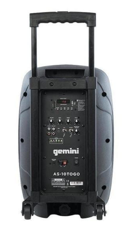 GEMINI AS10TOGO Kolumna aktywna 10" z akumulatorem, BT, FM, USB, SD, mikser