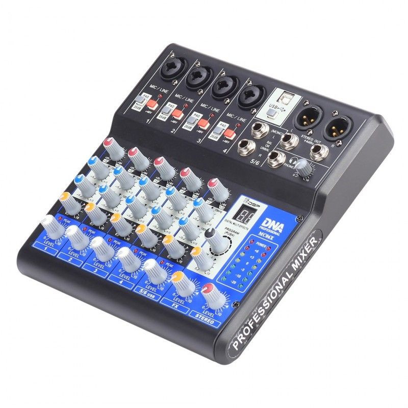 DNA MC06X - analogowy mikser audio z procesorem DSP