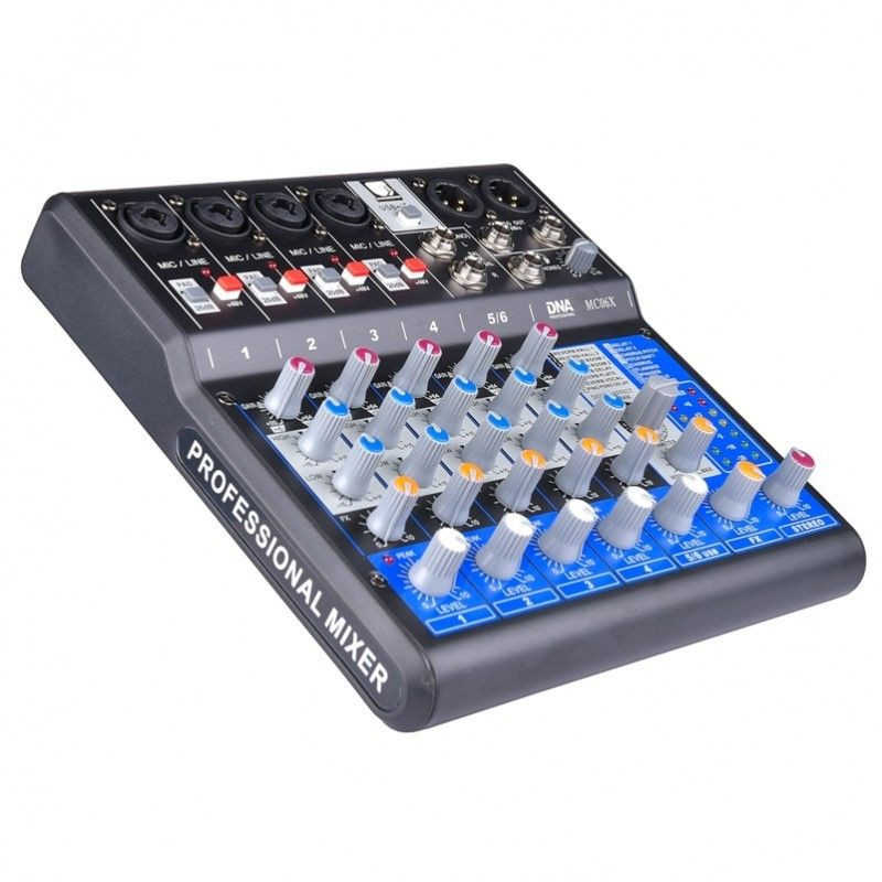 DNA MC06X - analogowy mikser audio z procesorem DSP